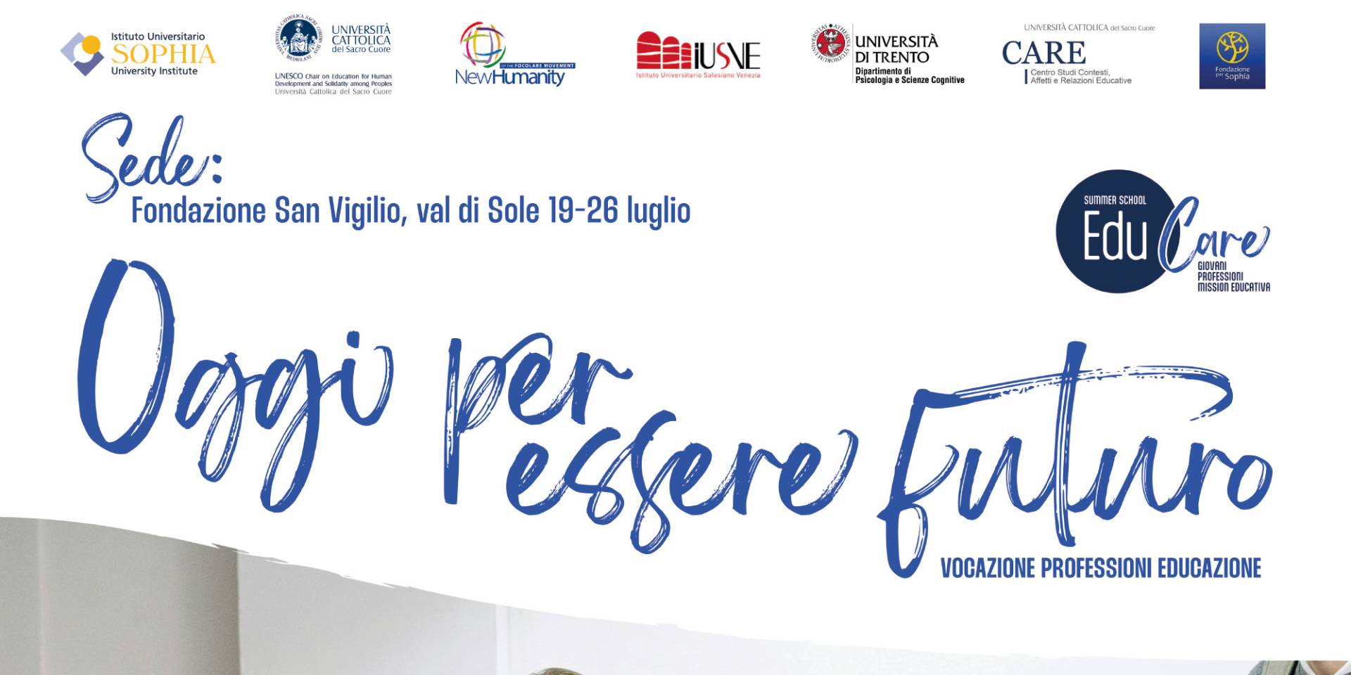Oggi per essere futuro. Giovani, professioni, mission educativa